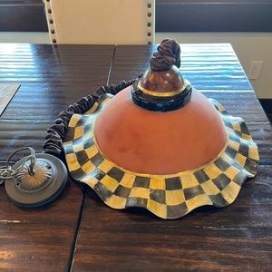 Mackenzie  Childs Hanging Lamp